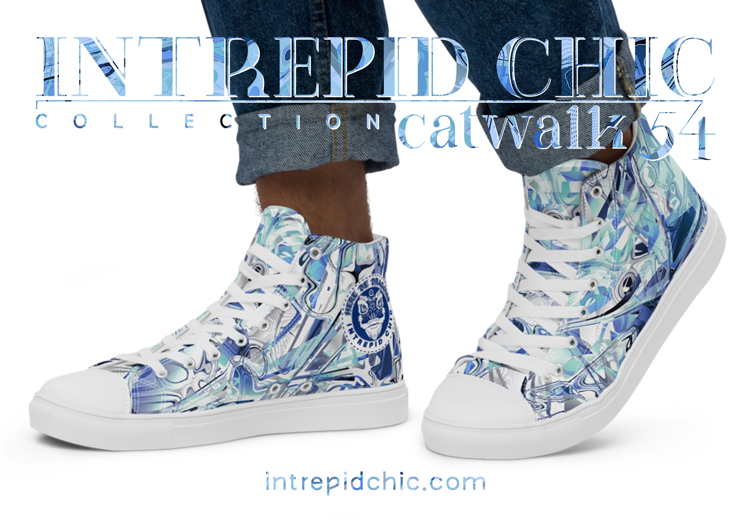 Men’s high top canvas shoes: Ice Capades