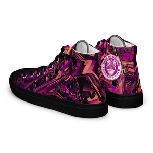 Men’s high top canvas shoes: Chromatica