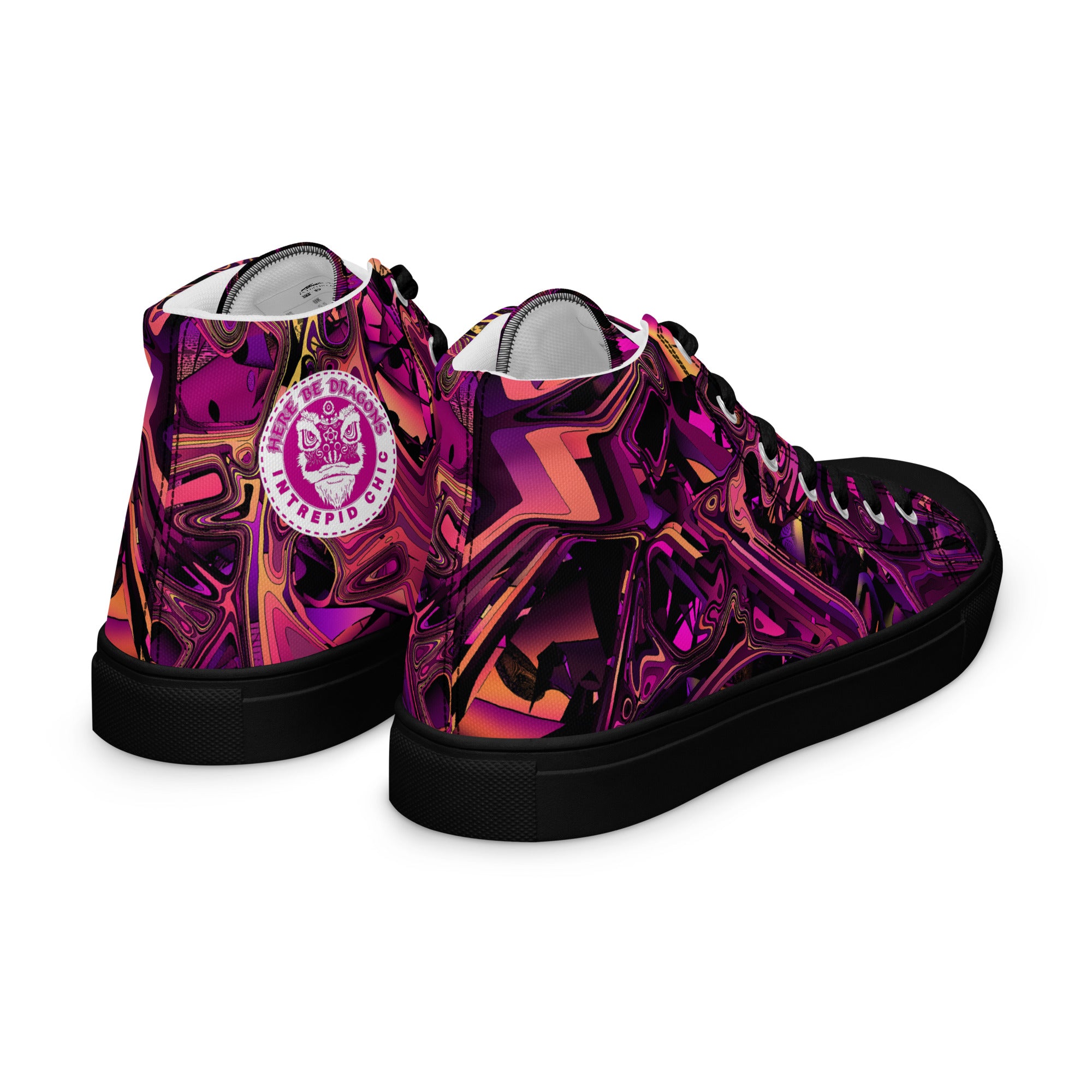 Men’s high top canvas shoes: Chromatica