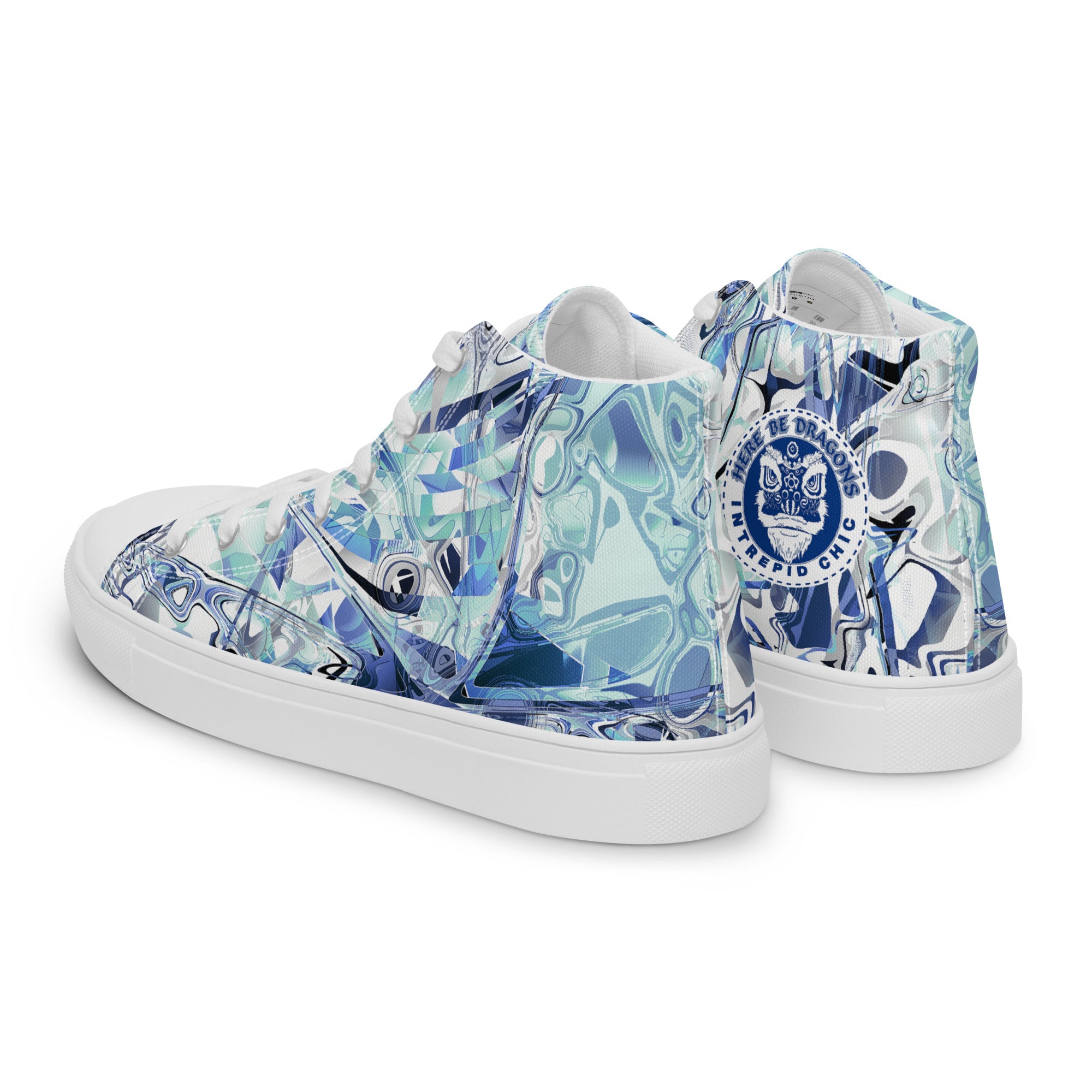 Men’s high top canvas shoes: Ice Capades