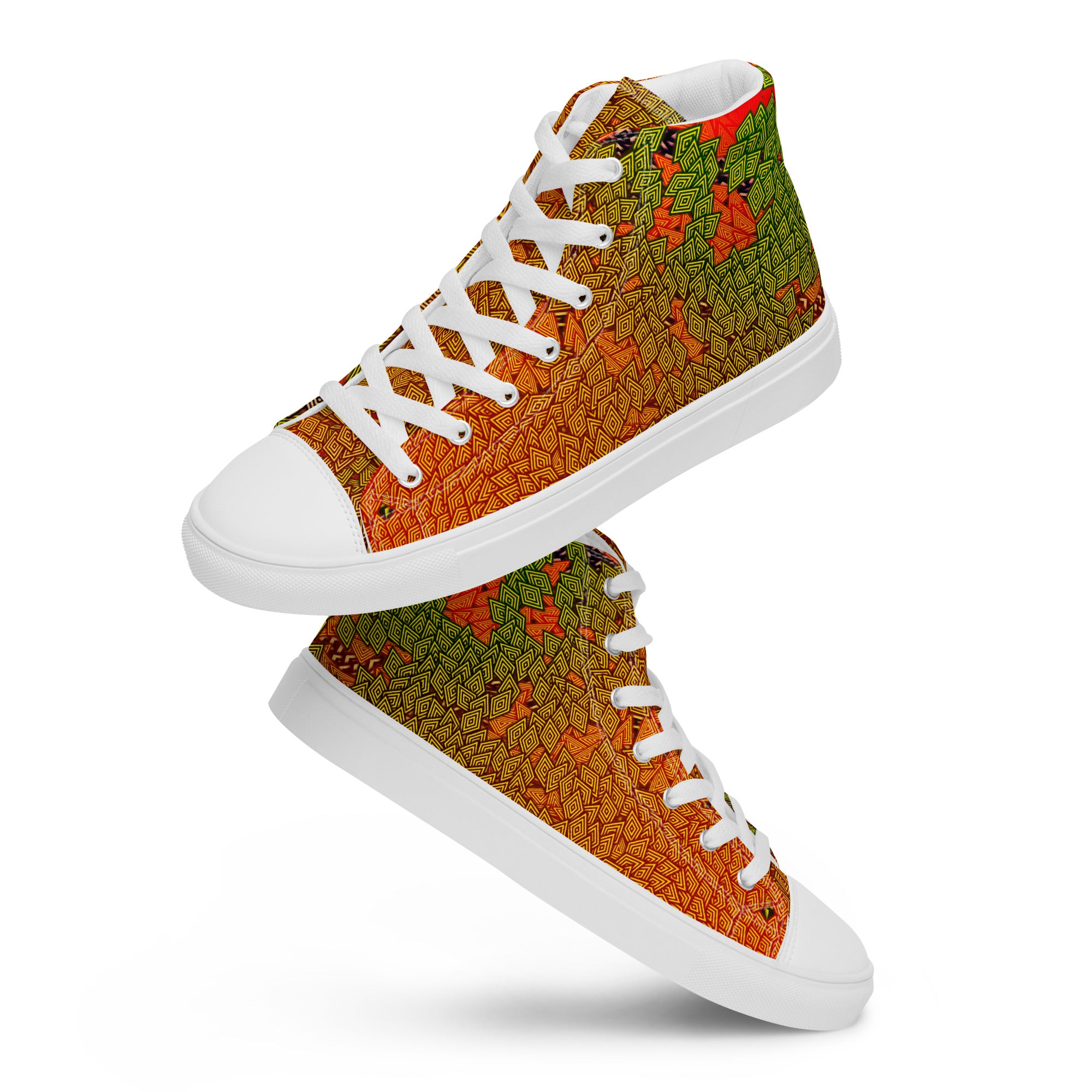 Women’s high top canvas shoes: Lottery Poetry