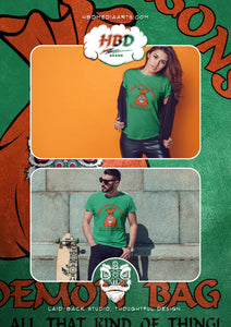 Unisex T-Shirt: HBD Six Demon Bag