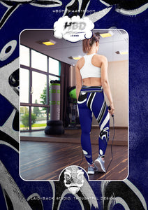 Yoga Leggings: Barracuda