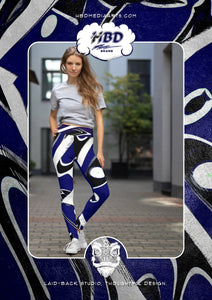 Yoga Leggings: Barracuda