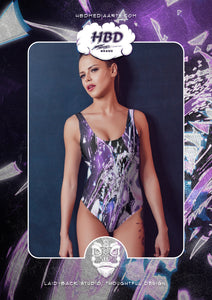 One-Piece Swimsuit: Pink Champagne