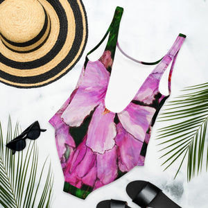 One-Piece Swimsuit: Oleander