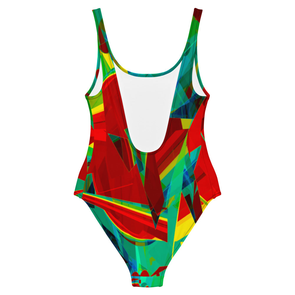 One-Piece Swimsuit: Watermelon Cocktail