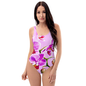 One-Piece Swimsuit: Wild Orchid