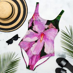 One-Piece Swimsuit: Oleander