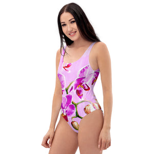 One-Piece Swimsuit: Wild Orchid