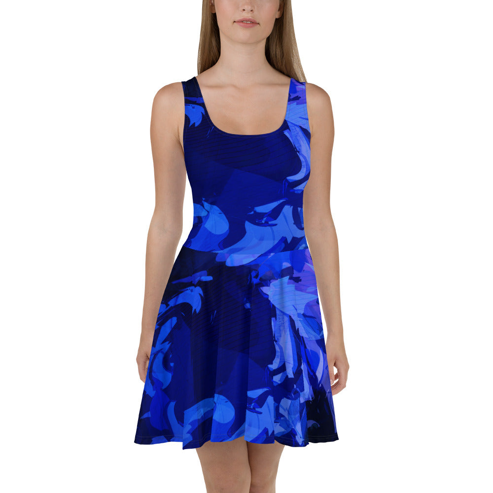 Skater Dress: Rhapsody in Blue