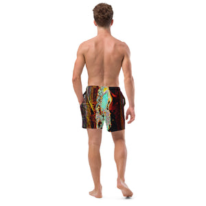 Men's Swim Trunks: Aquamarine Brazil