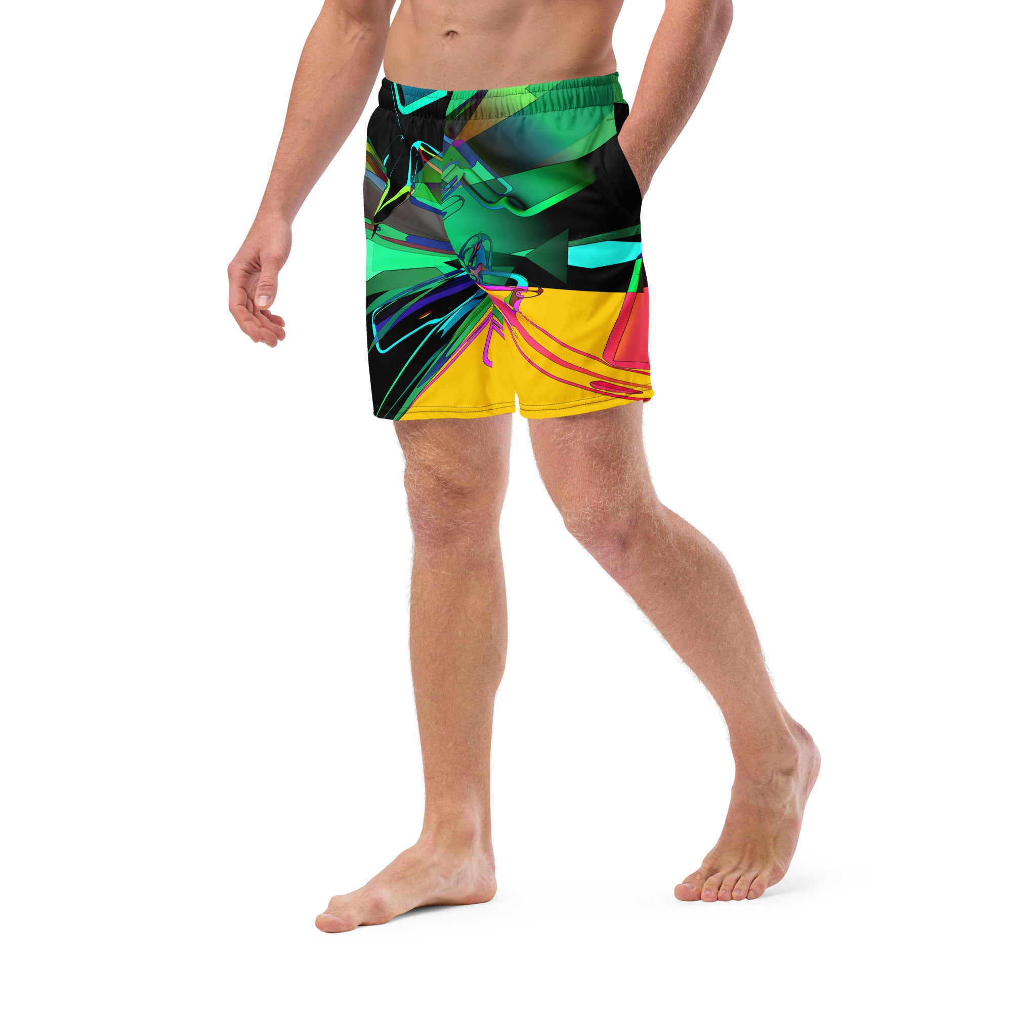 Men's Swim Trunks: Emerald City