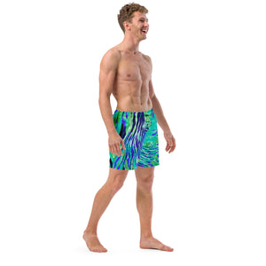 Men's Swim Trunks: Rock Dance