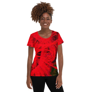 Women's Athletic T-shirt: Star One