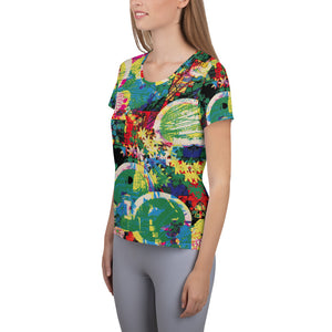 Women's Athletic T-shirt: Shangri La