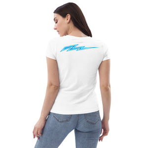 Women's fitted eco tee: River Deep